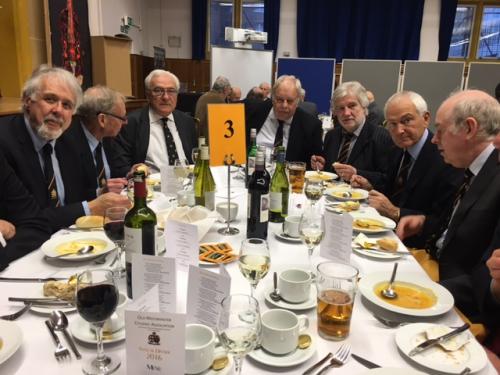 L to R 60s table Hare Gee Ruddy Reiid Sackett Jacobs Leach